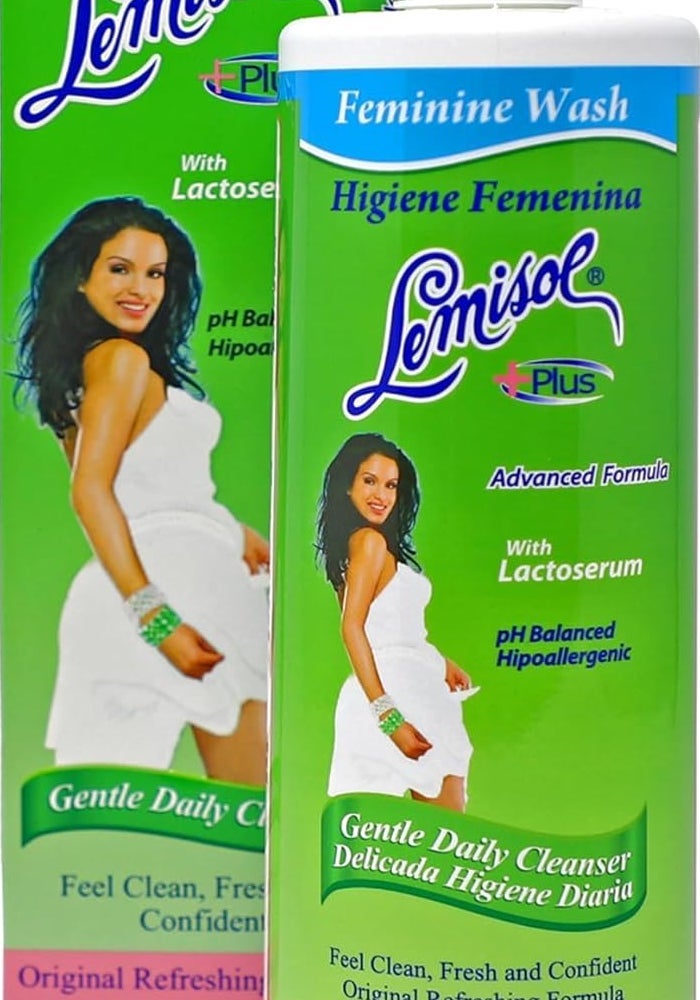 Lemisol Plus Gentle Daily Cleanser with Lactoserum - pH Balanced Feminine Wash, 16 Fl. Oz (450 g) - Image 1